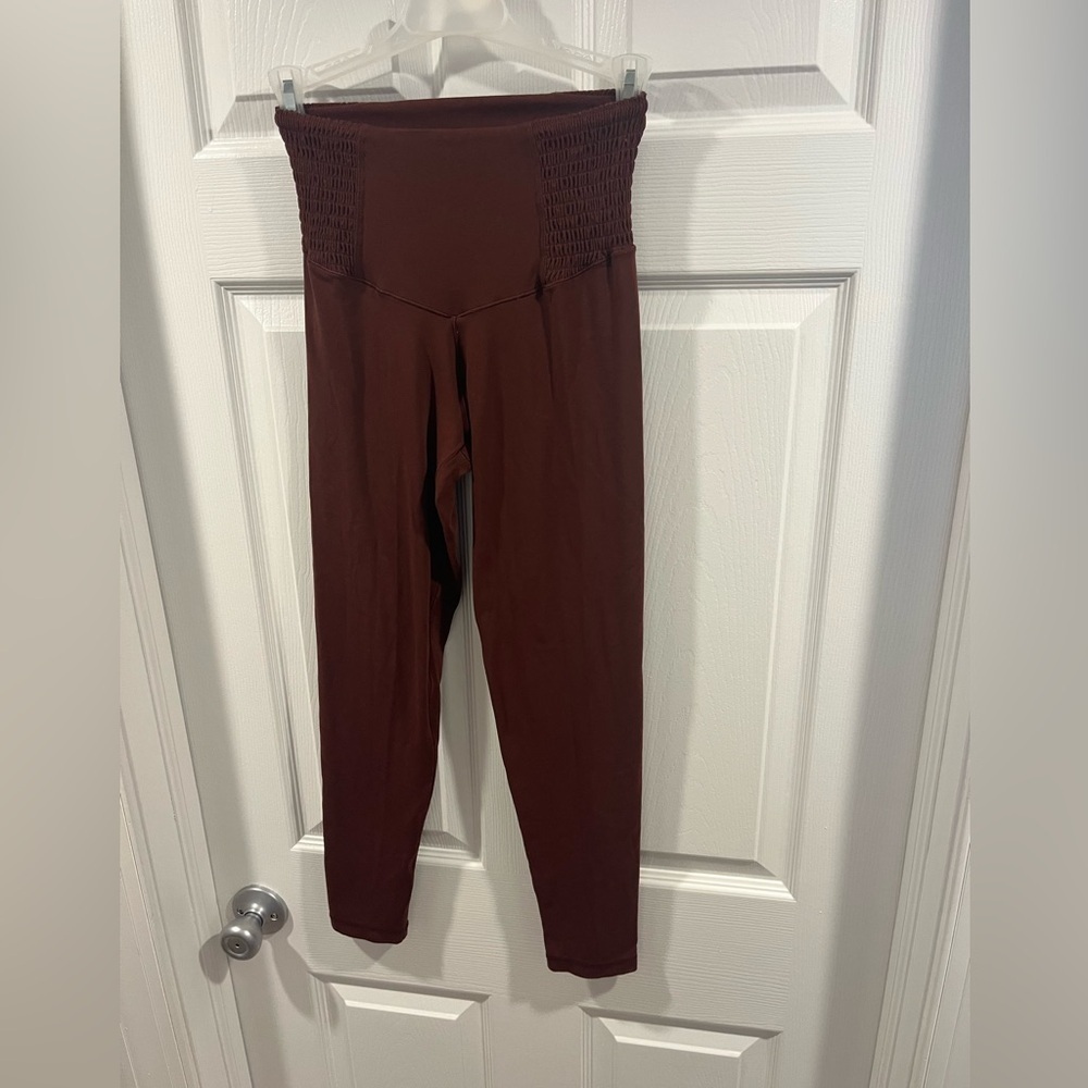Aerie smocked High-Rise Leggings